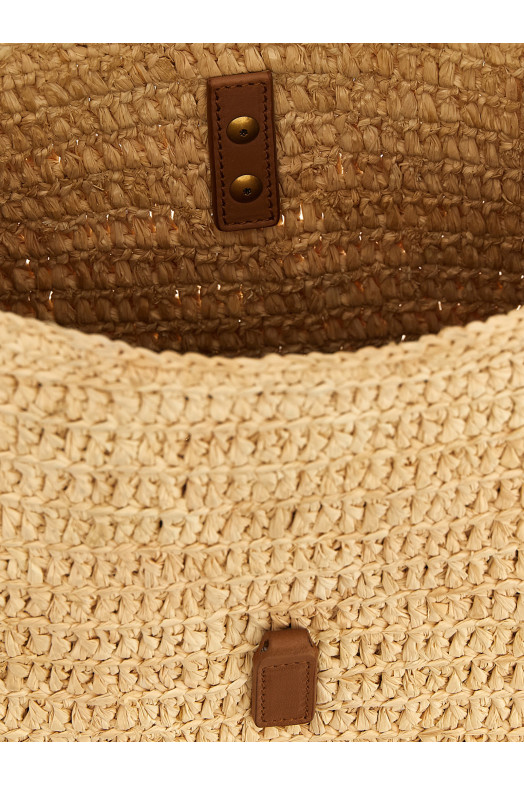 Небольшая сумка через плечо «Le 5 à 7», бежевая 823812GAAEZ2791