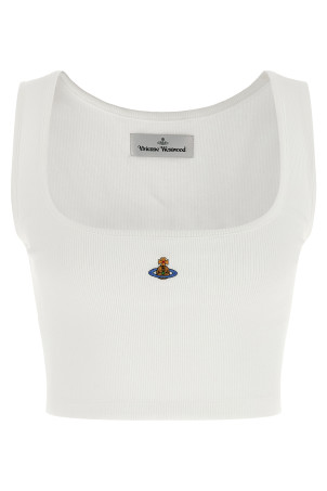 Топ «Cropped Rib», білий 1G010011J009CA401