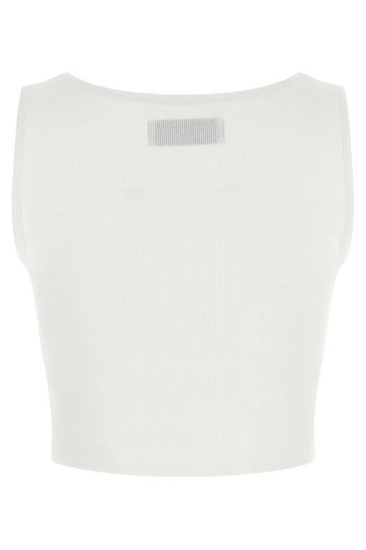 Топ «Cropped Rib», белый 1G010011J009CA401
