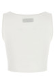 Топ «Cropped Rib», белый 1G010011J009CA401