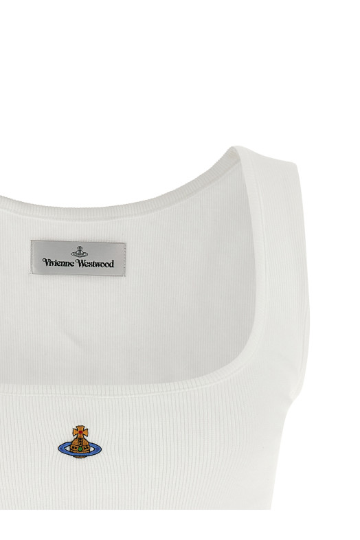 Топ «Cropped Rib», белый 1G010011J009CA401