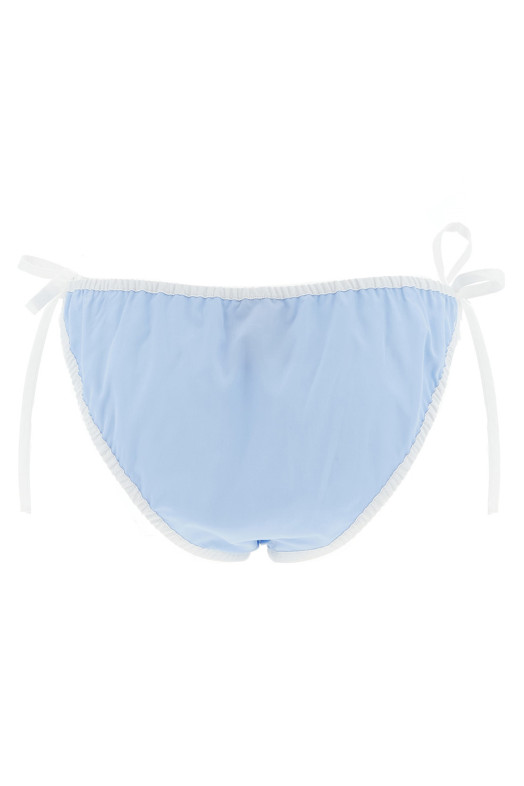 Бикини-трусики из поплина, СИНИЕ MIU MIU MCX354SOOO19SFF061M