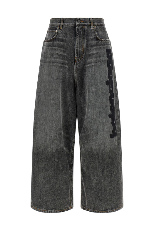 Джинсы «Low Crotch Baggy» серого цвета 872163TUW561441