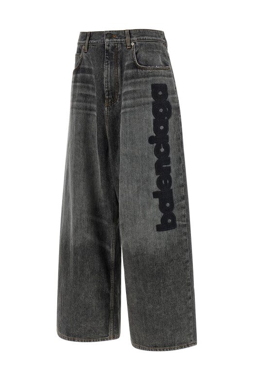 Джинсы «Low Crotch Baggy» серого цвета 872163TUW561441