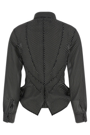 Сорочка в горошок, чорно-сіра JUNYA WATANABE JQB0011