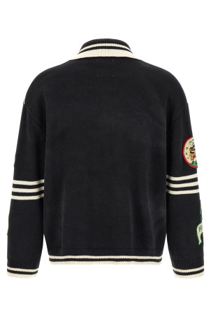 Кардиган «Fin Varsity» черного цвета FOSS26CA010120027