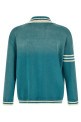 'Fin Varsity' cardigan Blue