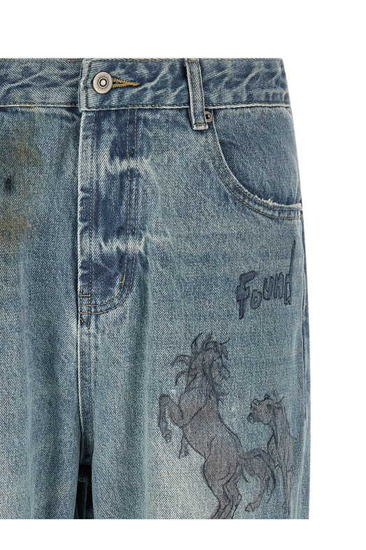 Джинсы «Hand Art» синего цвета FOSS26DP060126371