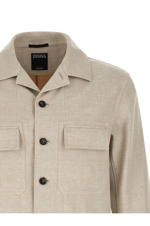 'Crossover' overshirt Gray