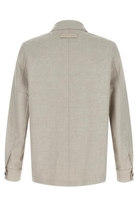 'Crossover' overshirt Gray