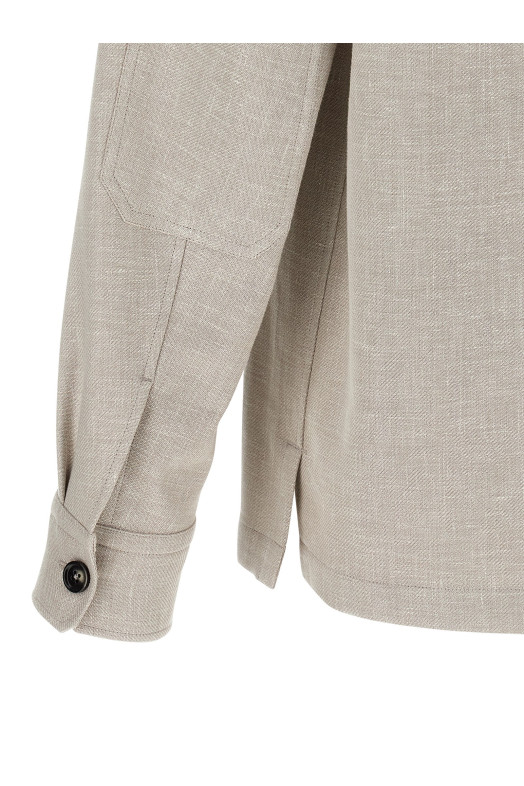 'Crossover' overshirt Gray
