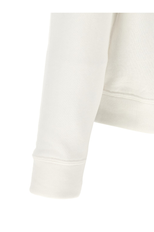 Хлопковая толстовка с капюшоном Loopback, белого цвета POLO RALPH LAUREN 710A12480007