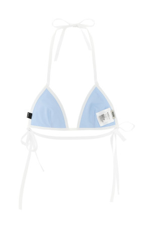 Попліновий топ для бікіні, СИНІЙ MIU MIU MCX355SOOO19SFF061M