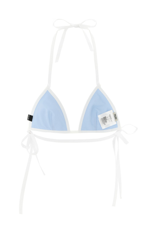 Топ бикини из поплина, СИНИЙ MIU MIU MCX355SOOO19SFF061M