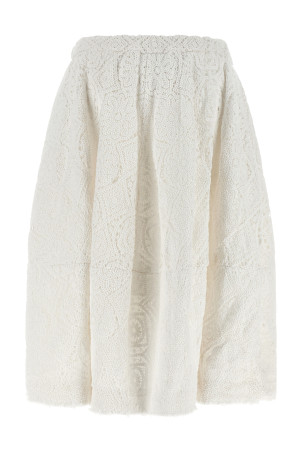 Macramé skirt White