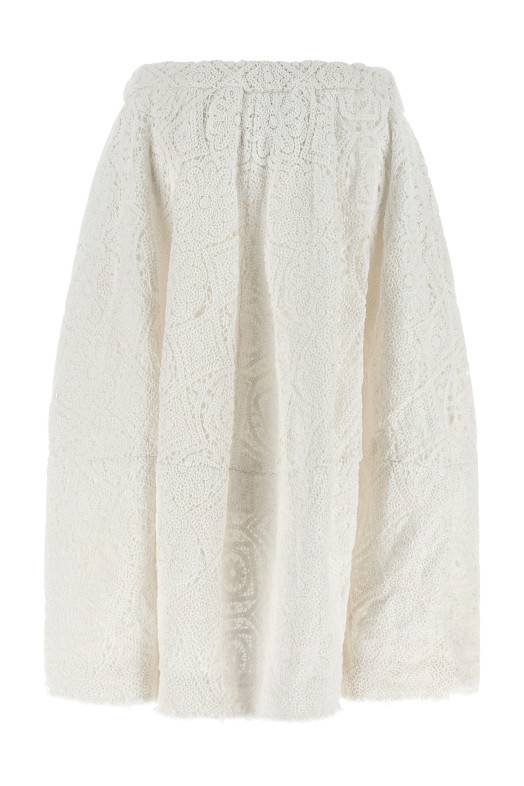 Macramé skirt White