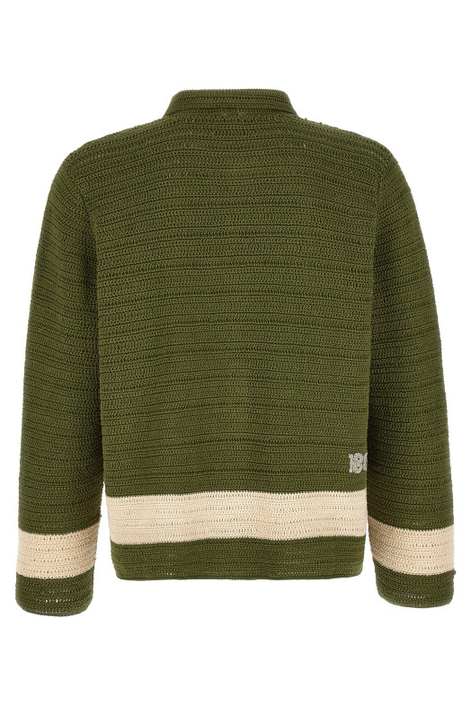 Рубашка «Marsh», зеленая MRS26KT013GREENCREAM