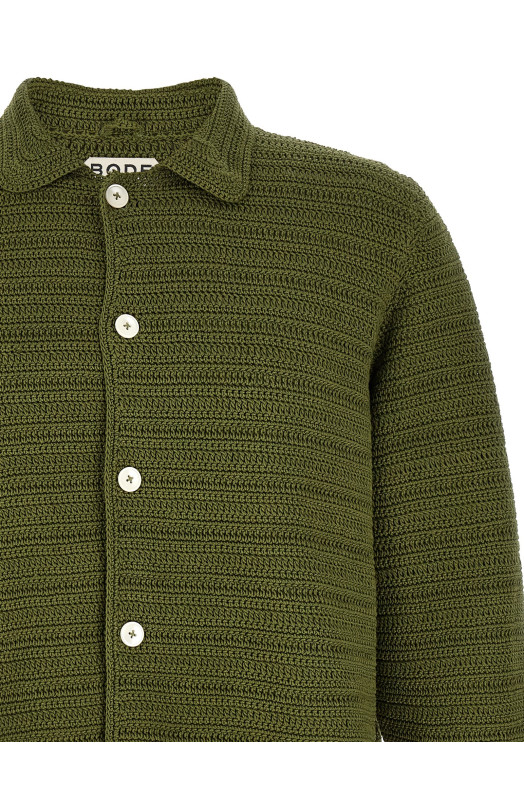 Рубашка «Marsh», зеленая MRS26KT013GREENCREAM