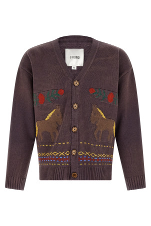 Кардиган «Horse» коричневого цвета FOSS26CA043106342