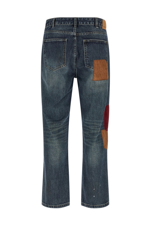 Джинсы «Пэчворк», синие FOSS26DP050126327