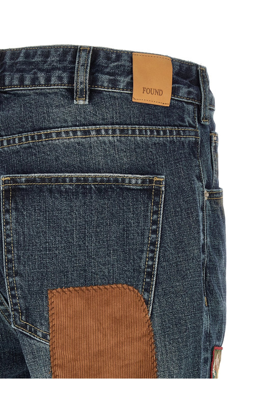 Джинсы «Пэчворк», синие FOSS26DP050126327