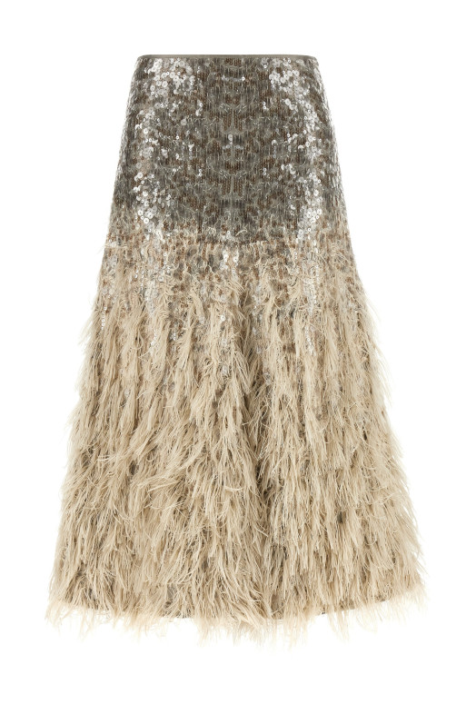 Юбка «Dazzling Dégradé», бежевая MQ985G4019C9593