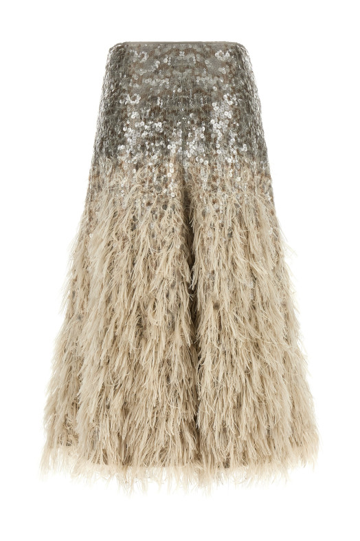 Юбка «Dazzling Dégradé», бежевая MQ985G4019C9593