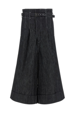 High waist jeans Black