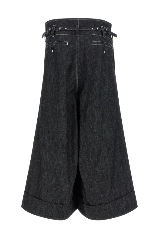 High waist jeans Black