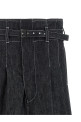High waist jeans Black
