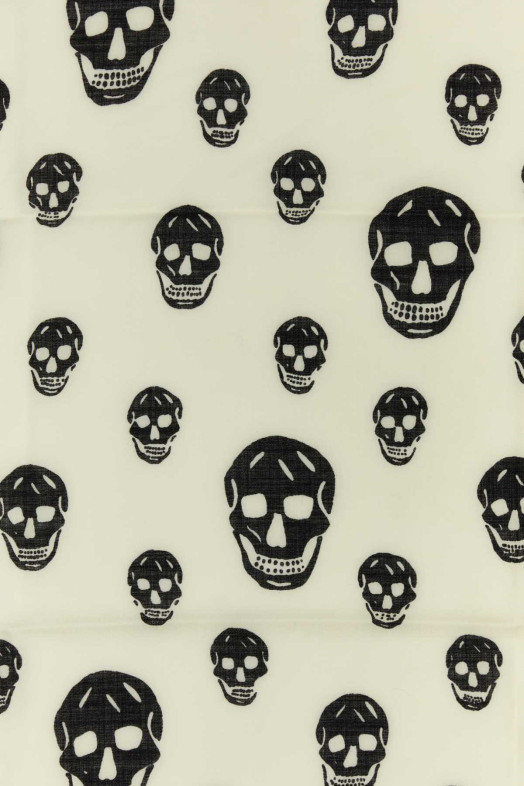 Embroidered wool foulard ALEXANDER MCQUEEN (5577173222Q)