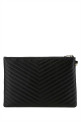 Black leather Jolie I-Pad holder Black SAINT LAURENT (559193CWU01)