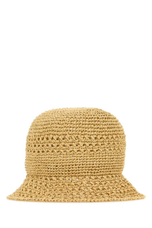 Шляпа-козырек из рафии MIU MIU (5HC2872DO1)