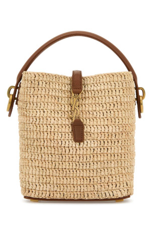 Raffia mini Le 37 bucket bag SAINT LAURENT (765870GAAFC)