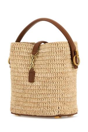 Raffia mini Le 37 bucket bag SAINT LAURENT (765870GAAFC)