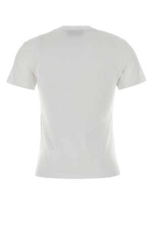 White cotton t-shirt GUCCI (805285XJHQ3)