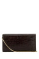 Chocolate leather Emmie clutch JIMMY CHOO (EMMIEJZI)