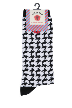 CALZE White/Black ICE CREAM (IC23443)