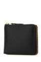 Black leather wallet Black COMME DES GARCONS (SA7100)