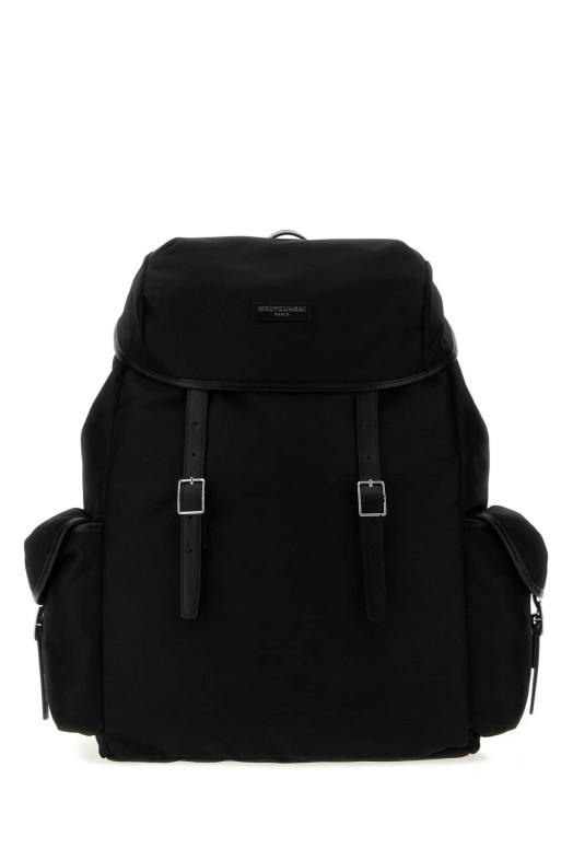 Чёрный рюкзак из канваса WOOYOUNGMI (W261BA01)