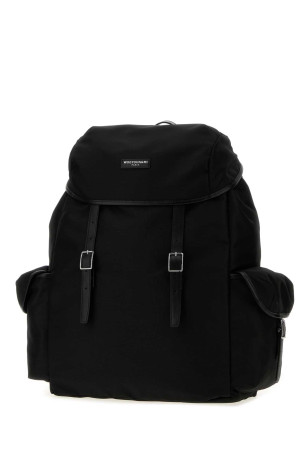 Чорний полотняний рюкзак WOOYOUNGMI (W261BA01)