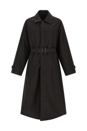 Тренч із технічної тканини, чорний ST1372BLACK