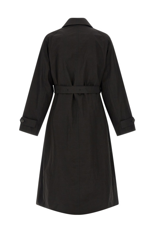 Тренч из технической ткани, черный ST1372BLACK