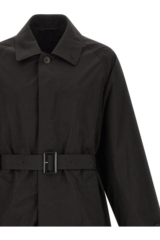 Тренч из технической ткани, черный ST1372BLACK