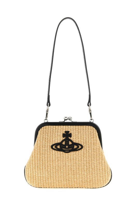 'Vivienne' clutch Beige