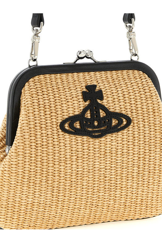 'Vivienne' clutch Beige