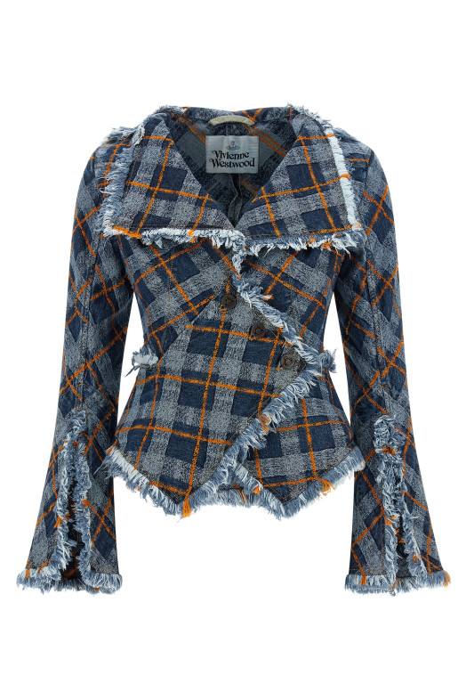 'Worth More' blazer Blue