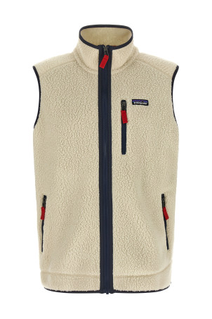 'Men's Retro Pile' vest Beige