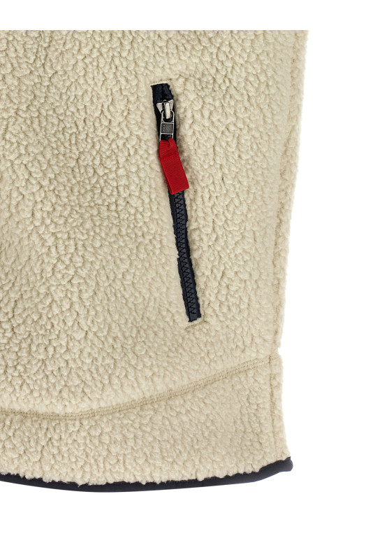'Men's Retro Pile' vest Beige