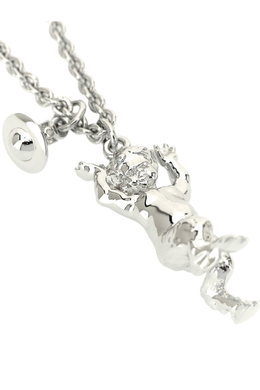 'Man Satyr' necklace Silver